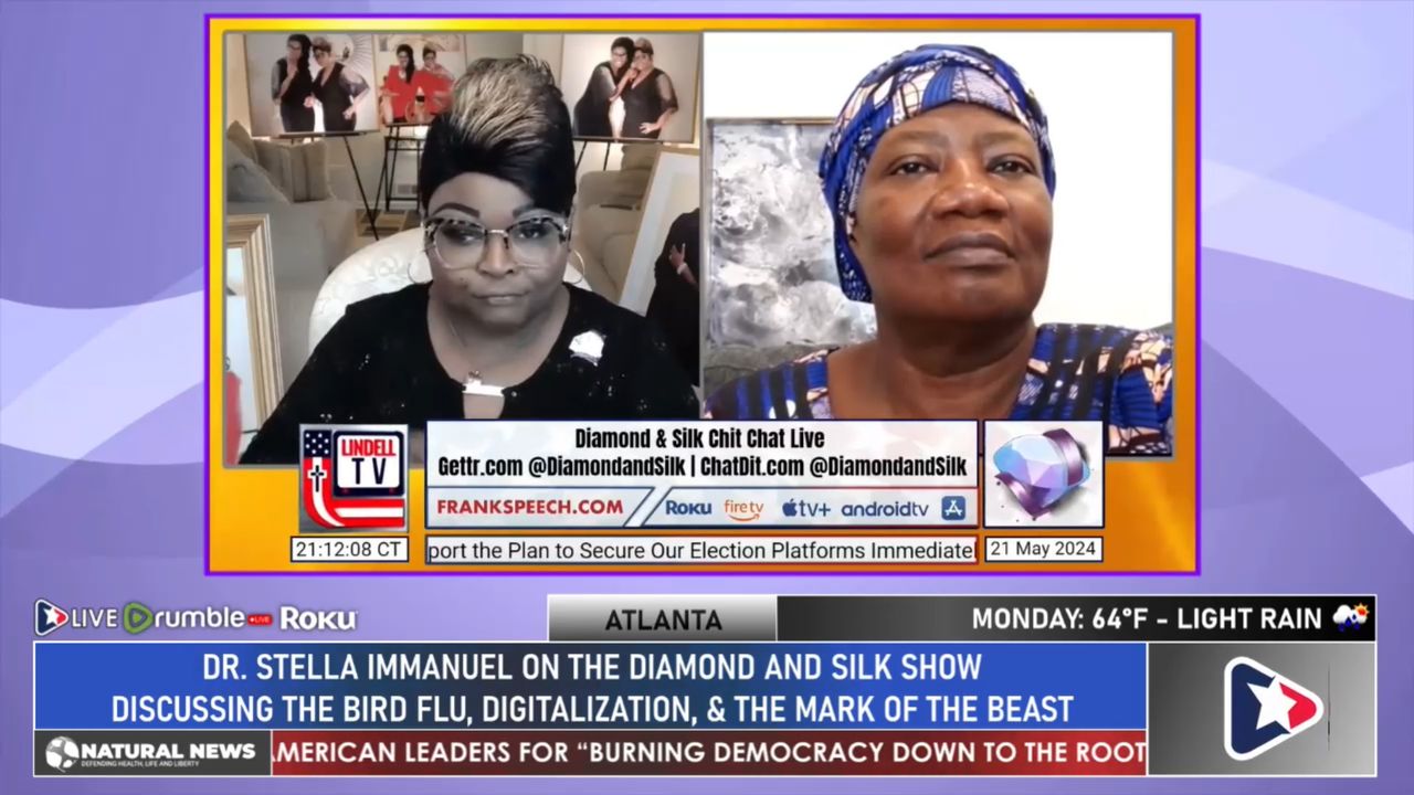 6/12/2024 Dr. Stella Immanuel on the Diamond Silk Show