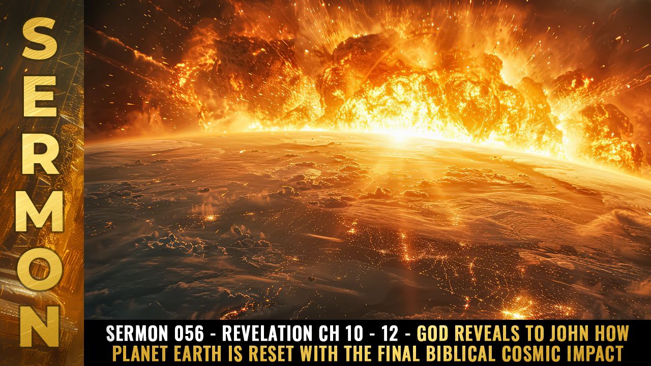 Mike Adams Sermon #056 - Revelation Ch 10 - 12 - God reveals to John HOW PLANET EARTH IS RESET with the final Biblical cosmic impact