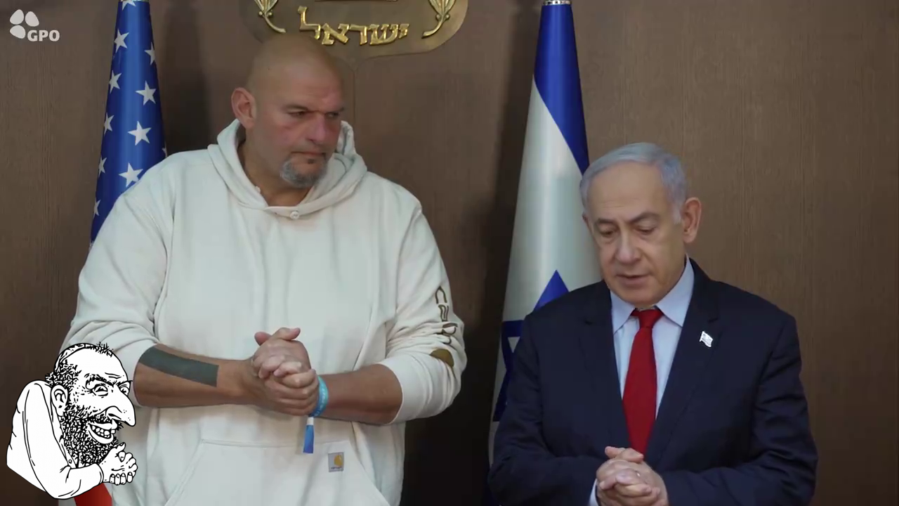 Senator John Fetterman Holds Press Conference With Benjamin Netanyahu ...