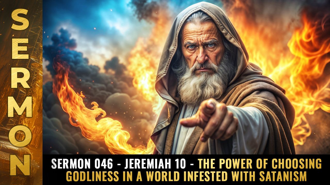 Mike Adams Sermon #046 - Jeremiah 10 - The power of CHOOSING GODLINESS in a world infested with satanism