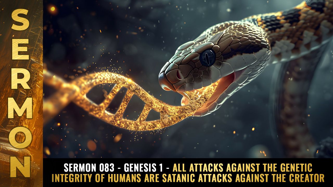 Mike Adams Sermon #083 - Genesis 1 - All attacks against the GENETIC INTEGRITY of humans are SATANIC attacks against The Creator