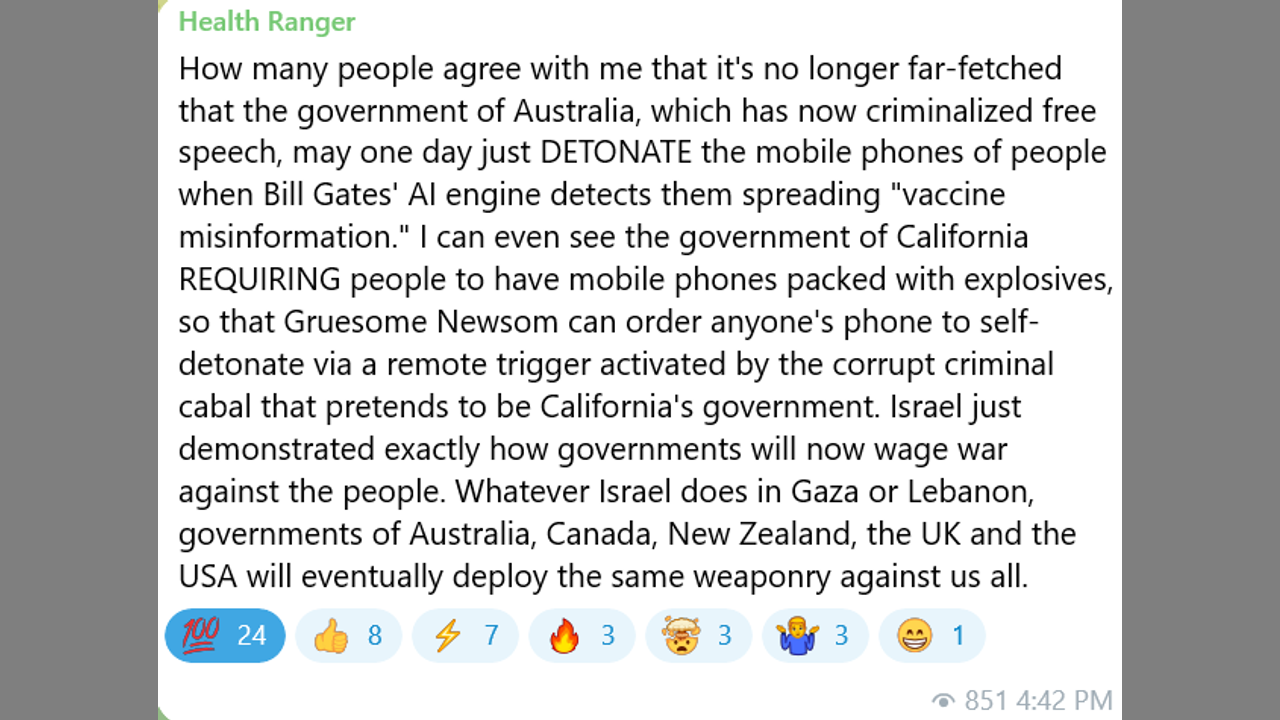 Here is a video of an iPhone being induced to explode... - Brighteon.com