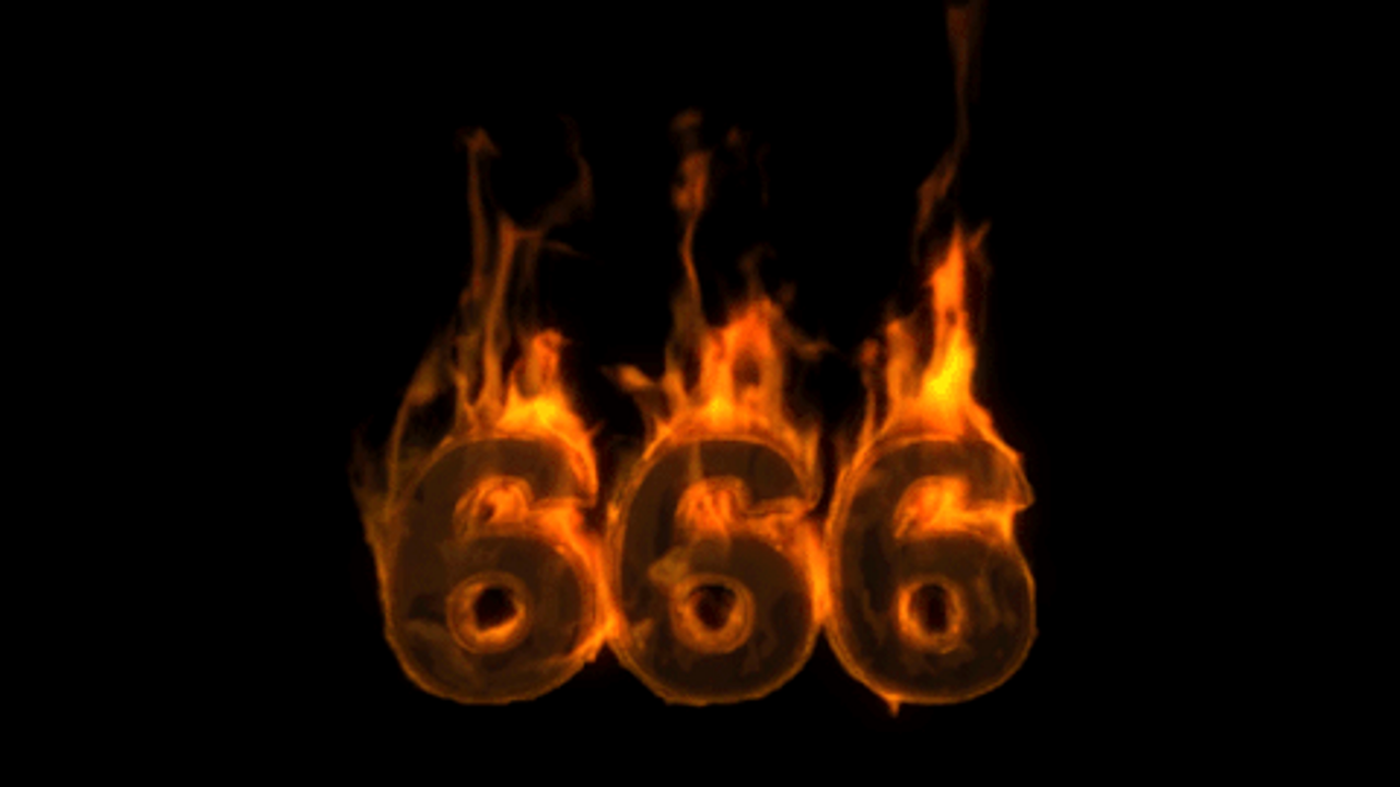 Tre 666 что это. Огненные цифры. Огненная шесть. Цифра 666. Фото 666