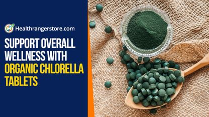 Support overall wellness with Organic Chlorella Tablets