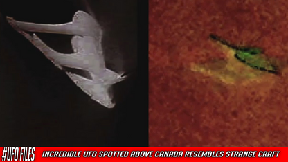 Incredible UFO spotted above Canada resembles STRANGE Craft 8/1/20