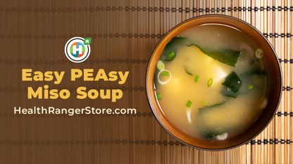 Easy PEAsy Miso Soup