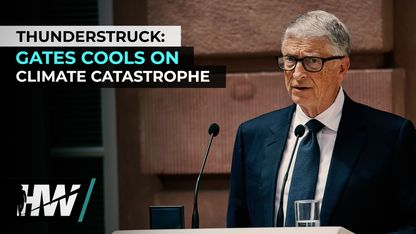 THUNDERSTRUCK: GATES COOLS ON CLIMATE CATASTROPHE
