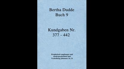 9 BOOK BERTHA DUDDE Nr. 377 -  442