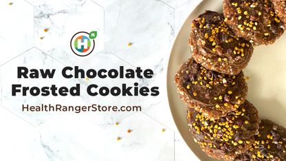 Raw Chocolate Frosted Cookies