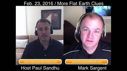 Flat Earth Clues Interview 63 - Wake Up And Live via Skype Video - Mark Sargent ✅