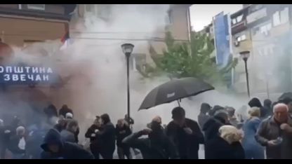 Clashes between members of the Kosovo special forces and Serbian officers of community self-government bodies