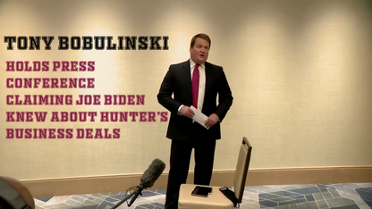 Tony Bobulinksi Holds Press Conference Claiming Joe Biden Knew About Hunter's Chinese Business Deals