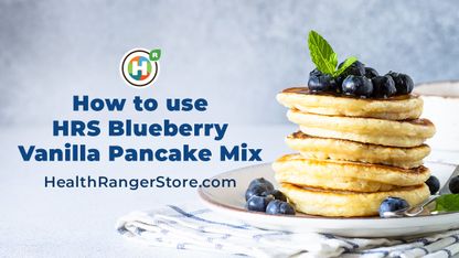 How to use HRS Blueberry Vanilla Pancake Mix