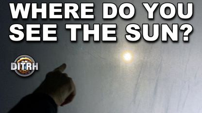 Real sun vs the sun we see