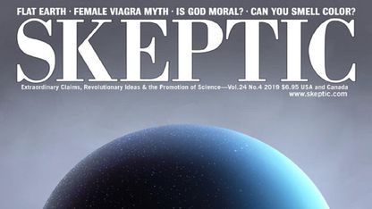 Skeptic Magazine cover article, Flat Earth - narrated by Mark Sargent ✅