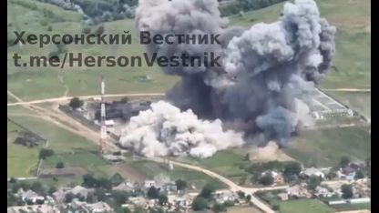 Destruction of objects (Warehouses, Hangars with Weapons and Military Equipment and Weapons in positions) of the Armed Forces of Ukraine on the right bank of the Kherson region.