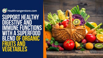 Support healthy digestive and immune functions with a superfood blend of organic fruits and vegetables