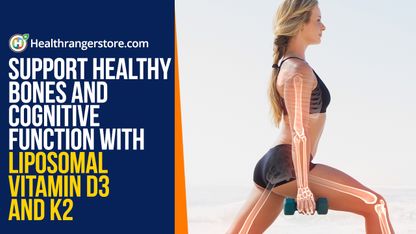 Support healthy bones and cognitive function with liposomal Vitamin D3 and K2