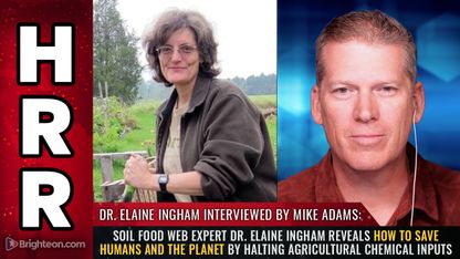 Soil food web expert Dr. Elaine Ingham reveals how to SAVE humans and the planet by HALTING agricultural chemical inputs