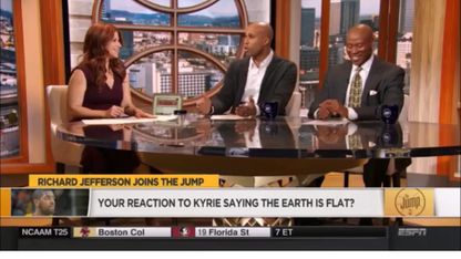 The Jump - Reaction to Kyrie Irving and Flat Earth - Mark Sargent ✅