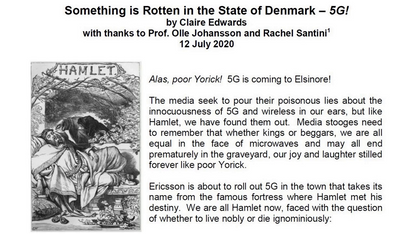 106) 'Something is Rotten in the State of Denmark – 5G!' (by Claire Edwards)