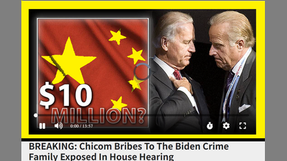 BREAKING: Chicom Bribes To The Biden Crime Family Exposed In House Hearing