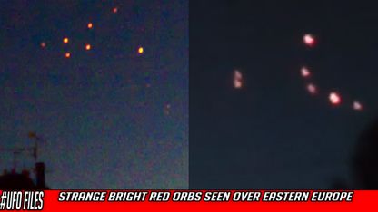Strange Bright Red Orbs Seen Over Eastern Europe 3/2/20