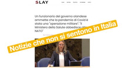 La ministra della Salute olandese ammette che il COVID-19 è stata un'“operazione militare” che ha coinvolto la NATO 15 Novembre 2024