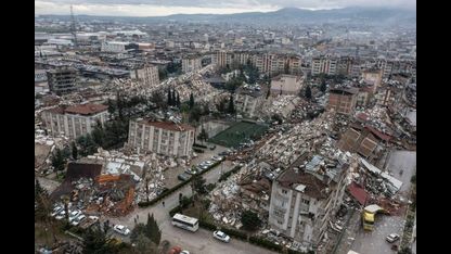 ⚡️Video of destruction from the Turkish city of Kahramanmarash, near which the first earthquake took place.