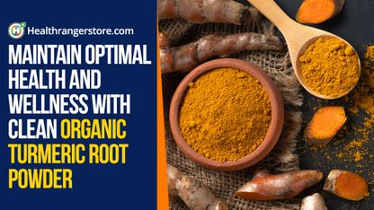 Maintain optimal health and wellness with clean organic turmeric root powder