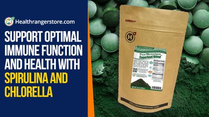 Support optimal immune function and health with spirulina and chlorella