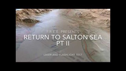 Flat Earth Salton Sea laser test July 12, 2018 MIRROR ✅