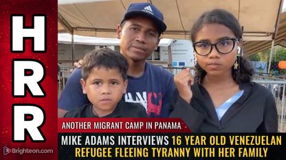 Mike Adams interviews 16 year old Venezuelan refugee fleeing tyranny with her family