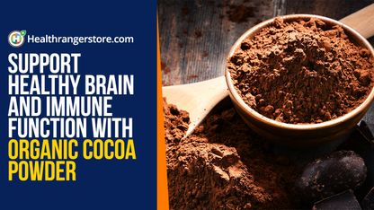 Support healthy brain and immune function with organic cocoa powder
