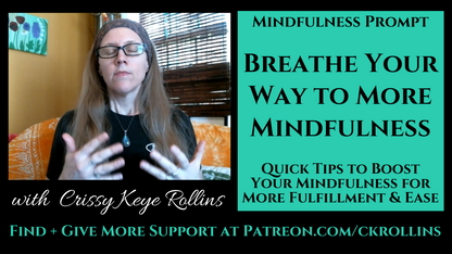 Breathe Your Way to More Mindfulness -mindfulness tips/how to be present {Weekly Mindfulness Prompt}