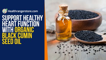 Support healthy heart function with organic black cumin seed oil