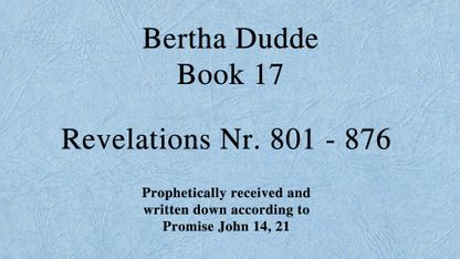 17 - BOOK BERTHA DUDDE Nr. 801 - 876 (76)