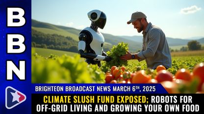 Brighteon Broadcast News, Mar 6, 2025 – Climate SLUSH FUND exposed; Robots for off-grid living and growing your own food