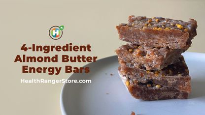 4-Ingredient Almond Butter Energy Bars