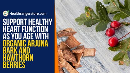 Support healthy heart function as you age with organic arjuna bark and hawthorn berries