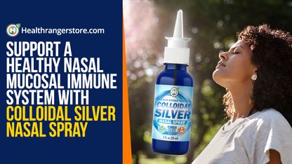 Support a healthy nasal mucosal immune system with colloidal silver nasal spray
