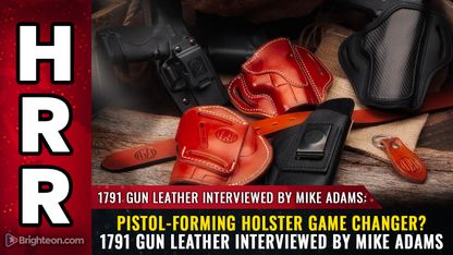 Pistol-forming holster game changer? 1791 Gun Leather interviewed by Mike Adams