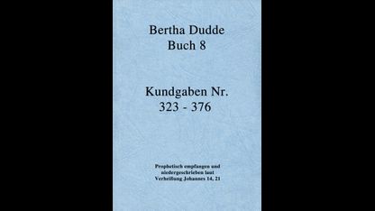 8 BOOK BERTHA DUDDE Nr. 323 - 376