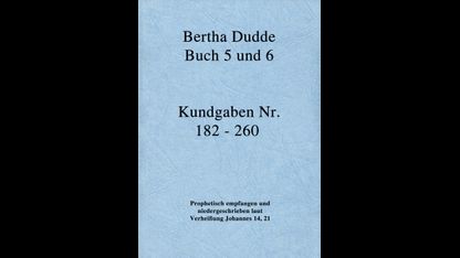 5 + 6 BOOK BERTHA DUDDE Nr. 182 - 260