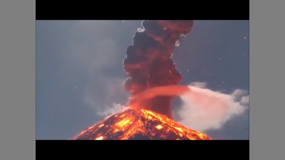 Massive Eruptions from the Volcano Reventador in Ecuador!!