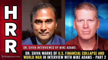 Dr. Shiva warns of U.S. financial collapse and world war in interview with Mike Adams - part 2