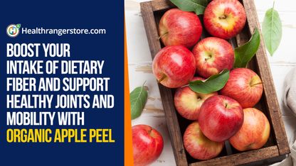 Boost your intake of dietary fiber and support healthy joints and mobility with organic apple peel