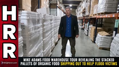 Mike Adams food WAREHOUSE TOUR.