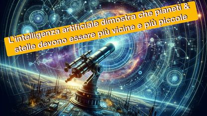 L’intelligenza artificiale dimostra che pianeti & stelle devono essere più vicine e più piccole 14 Ottobre 2024