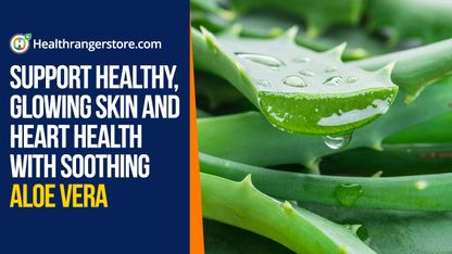 Support healthy, glowing skin and heart health with soothing aloe vera